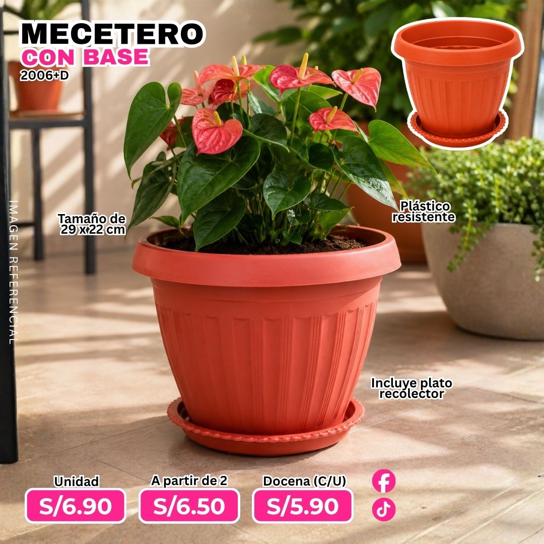 Mecetero con base