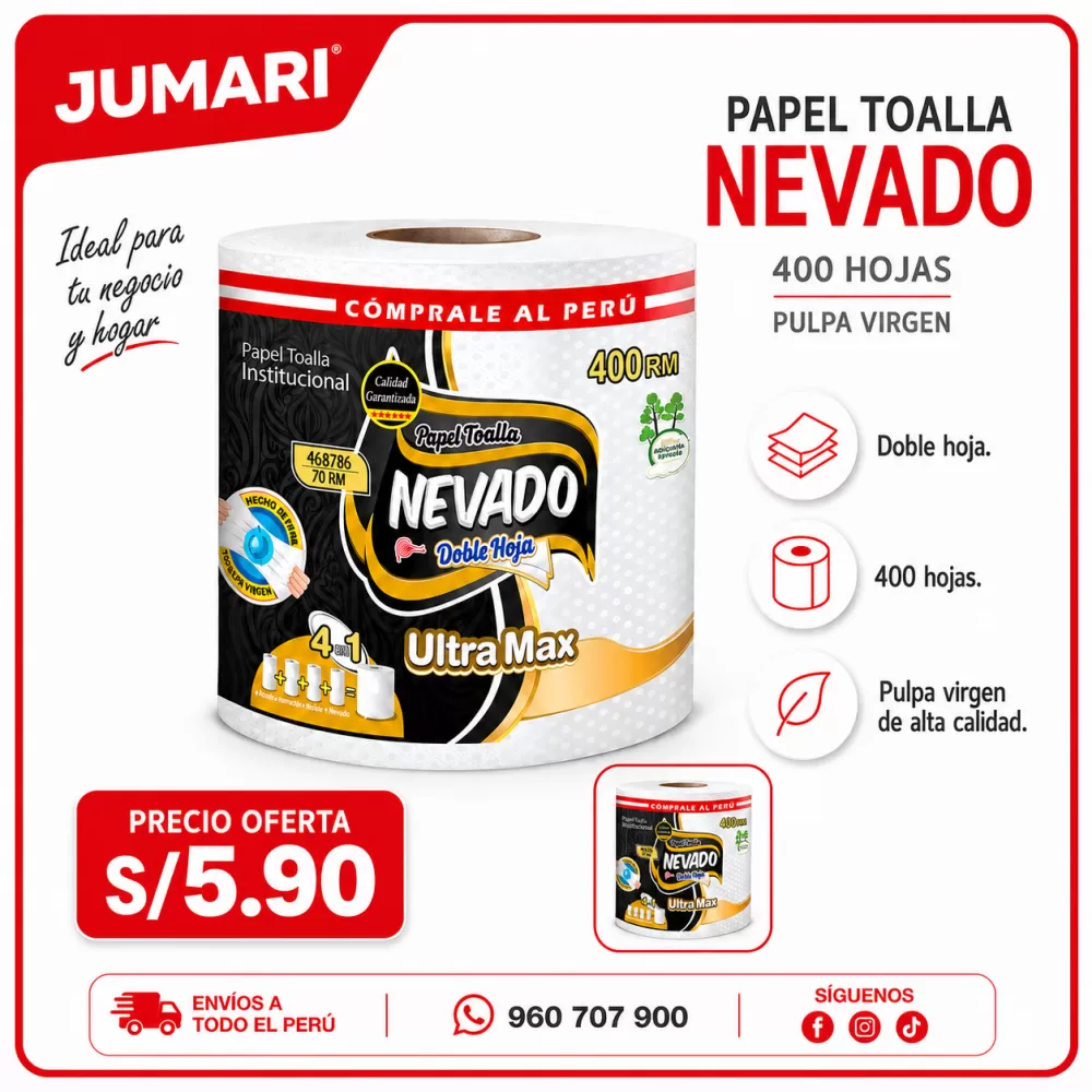 PAPEL TOALLA NEVADO